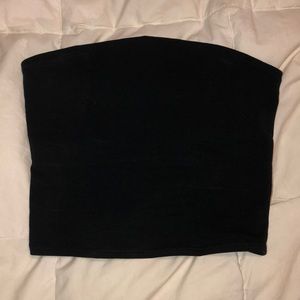 VS Pink Black Tube Top XS